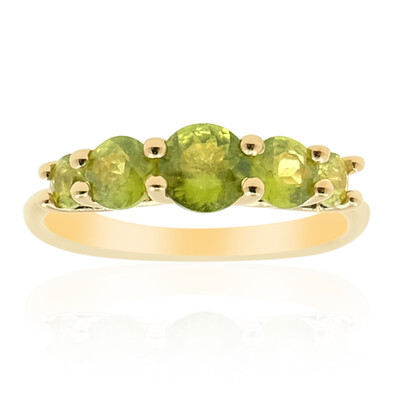 Anello in argento con Idocrasio