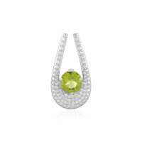 Ciondolo in argento con Peridoto Arizona