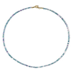 Collana in argento con Fluorite Blu