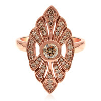 Anello in oro con Diamante Rose de France VS1 di Argyle
