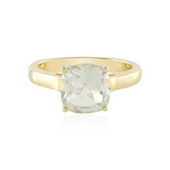Anello in argento con Ametista Verde