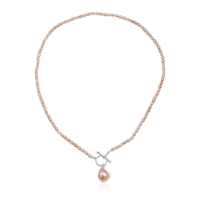 Collana in argento con Perla di Acqua Dolce (TPC)