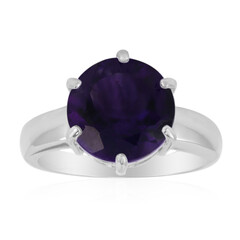 Anello in argento con Ametista Zambiana