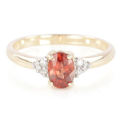 Anello in oro con Zircone Arancio Mashewa