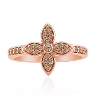 Anello in oro con Diamante Rose de France SI1 di Argyle