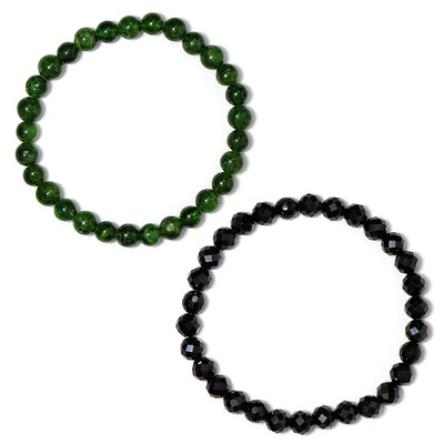 Bracciale con Diopside Russo