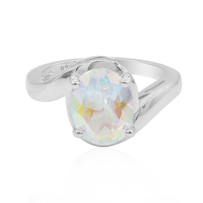 Anello in argento con Topazio Moonlight