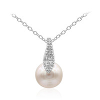 Collana in argento con Perla di Acqua Dolce