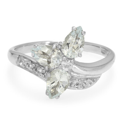 Anello in argento con Acquamarina