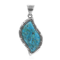 Ciondolo in argento con Turchese Kingman Mohave Blu (Art of Nature)