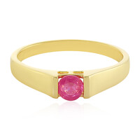 Anello in argento con Zaffiro Rosa del Madagascar