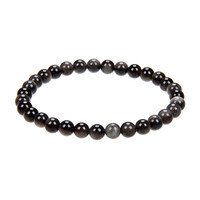 Bracciale con Ossidiana Argentata