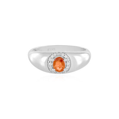 Anello in argento con Zaffiro Tramonto
