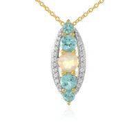 Collana in argento con Opale di Welo