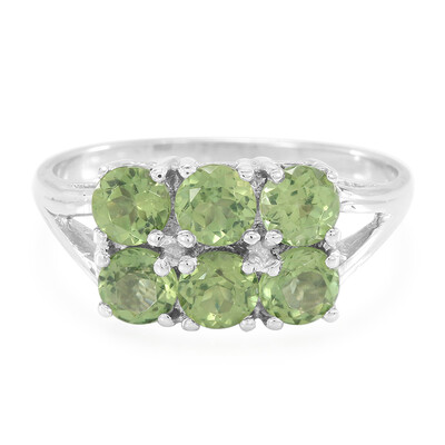 Anello in argento con Apatite Russa