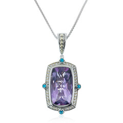 Collana in argento con Ametista Rose de France (Dallas Prince Designs)