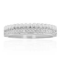 Anello in argento con Diamante I3 (I)