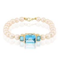 Bracciale in oro con Topazio Marambaia (Michelle Albala)