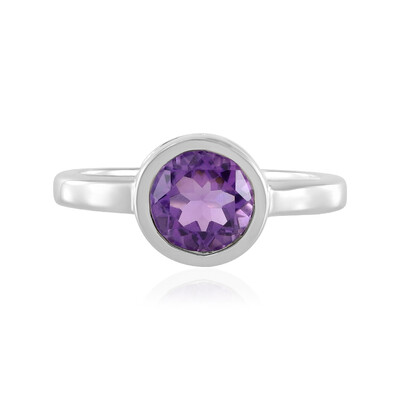 Anello in argento con Ametista Uruguay
