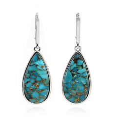 Orecchini in argento con Turchese Ramato Blu (Faszination Türkis)