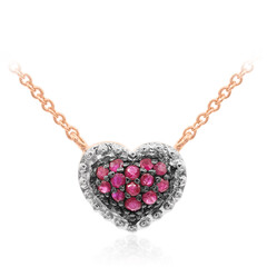 Collana in argento con Rubino