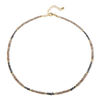 Collana in argento con Zircone Cognac