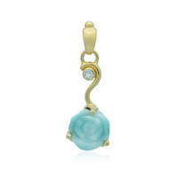 Ciondolo in argento con Larimar