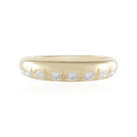 Anello in oro con Diamante IF (G) (de Melo)