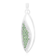 Ciondolo in argento con Tsavorite