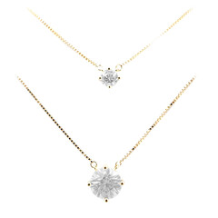 Collana in oro con Zircone (de Melo)