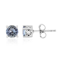 Orecchini in argento con Tanzanite (non riscaldata)