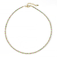 Collana in argento con Rubino del Madagascar