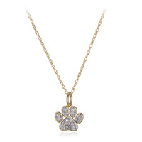 Collana in argento con Diamante I3 (I)