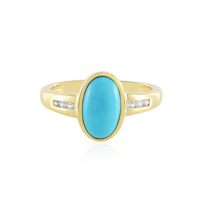 Anello in argento con Turchese Sleeping Beauty