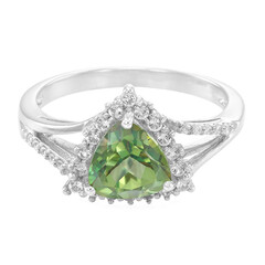 Anello in argento con Topazio Kiwi