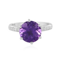 Anello in argento con Ametista