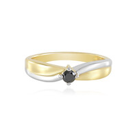Anello in argento con Diamante Nero