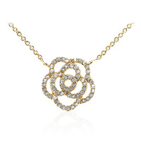 Collana in argento con Topazio Bianco