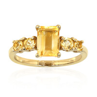 Anello in argento con Citrino