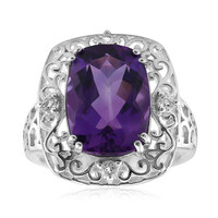 Anello in argento con Ametista del Marocco