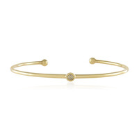 Bracciale in argento con Diamante Champagne VS1
