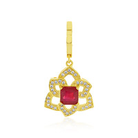 Ciondolo in argento con Rubino Bemainty