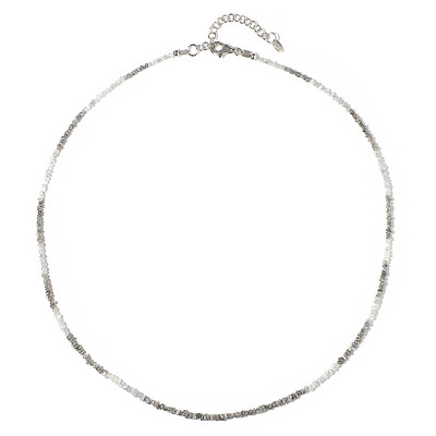 Collana in argento con Diamante Color Argento
