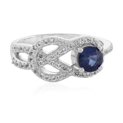 Anello in argento con Cianite del Nepal