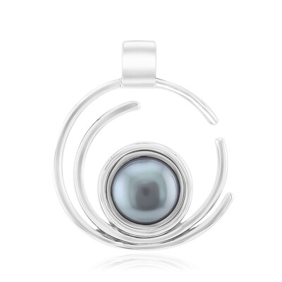 Ciondolo in argento con Perla d'Acqua Dolce Argentata (TPC)