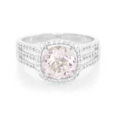 Anello in argento con Ametista Rose de France