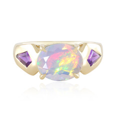 Anello in oro con Opale di Welo AAA (de Melo)