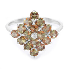 Anello in argento con Andalusite