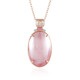 Collana in argento con Perla Mabe Rosa (Gems en Vogue)