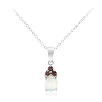 Collana in argento con Opale di Welo